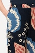 Jupe-culotte en jersey avec motif marin, jambe large et taille élastique. Coton bio