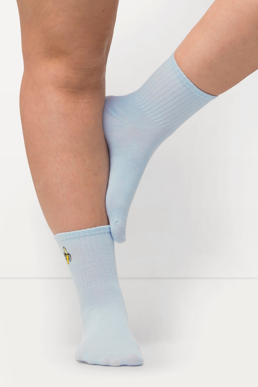 Große Größen Strümpfe, Damen, blau, Größe: 39-42, Baumwolle/Synthetische Fasern, Ulla Popken