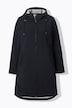 HYPRAR lange softshell-jas, waterafstotend, capuchon