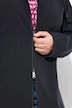 HYPRAR lange softshell-jas, waterafstotend, capuchon
