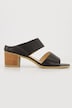 Leren sandalen, open hak, wijdte H