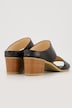 Leren sandalen, open hak, wijdte H