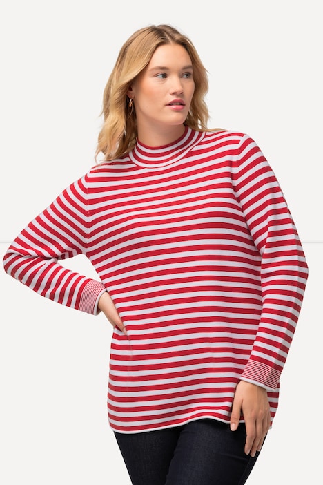 Striped Turtleneck Long Sleeve Sweater | Sweater | Sweaters