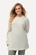 Pullover, Zopfmuster, Stehkragen, Langarm