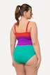 Badeanzug, Colorblocking, Softcups, Aussparungen, recycelt