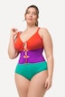 Badeanzug, Colorblocking, Softcups, Aussparungen, recycelt