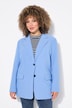 Blazer med reverskrave og knaplukning, oversized