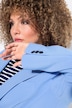Blazer med reverskrave og knaplukning, oversized