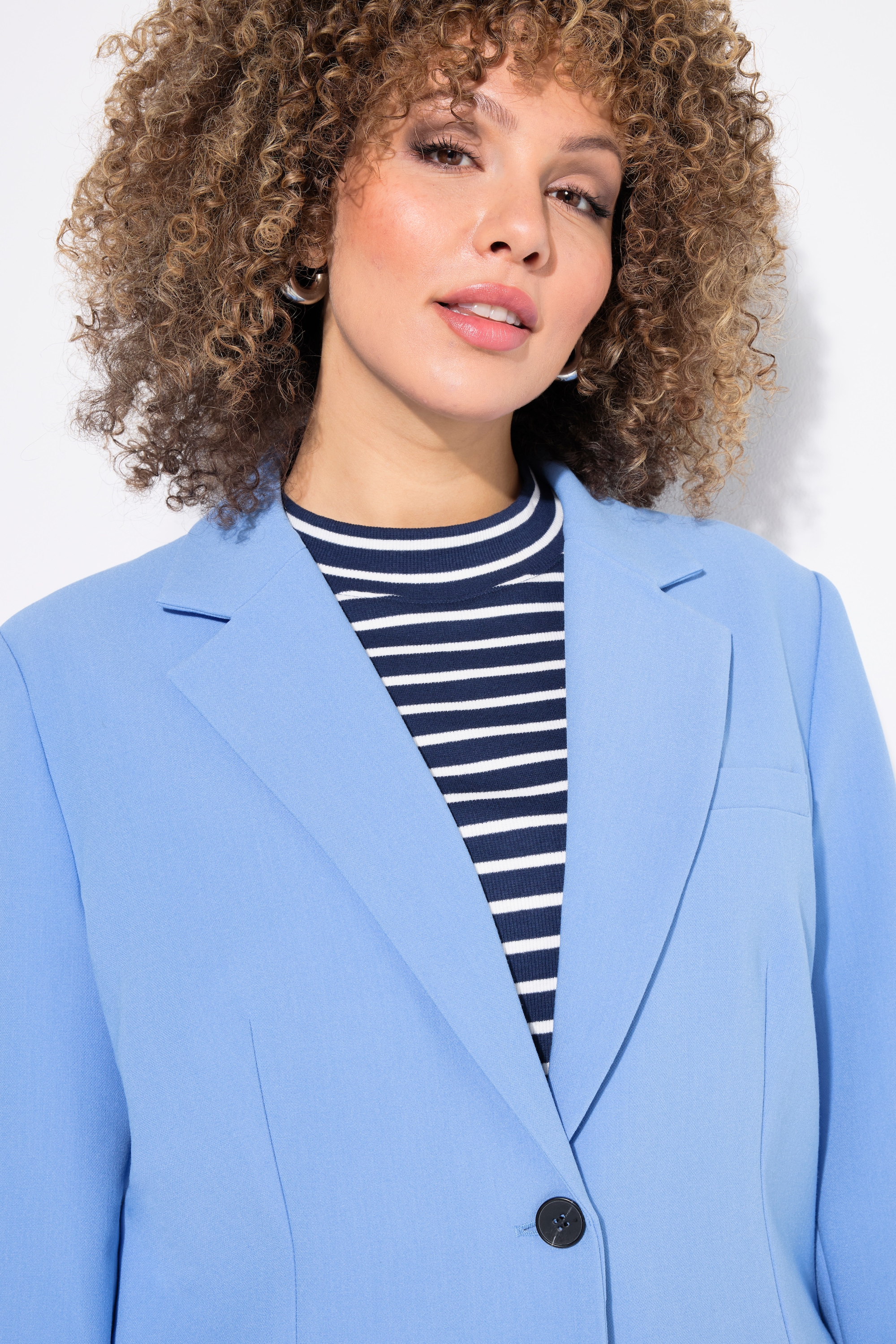 Ulla Popken Damen große Größen Blazer oversized Reverskragen