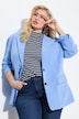 Blazer med reverskrave og knaplukning, oversized