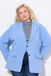 Blazer med reverskrave og knaplukning, oversized