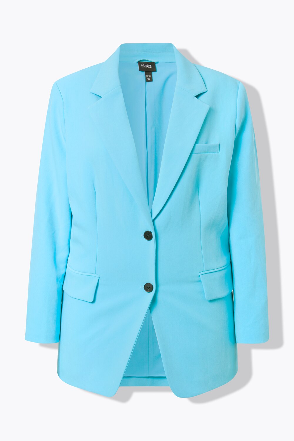 Blazer med reverskrave og knaplukning, oversized