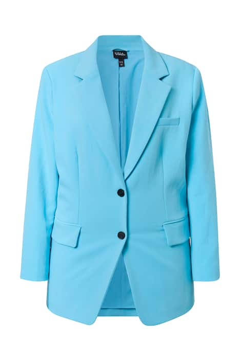 Blejzr, oversize, klopový límec, zapínání na knoflíky