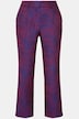 Broek Sophie, jacquardmotief, smalle pijpen, comfortabele tailleband