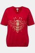 T-shirt, pszczoła, dekolt w serek, gumka na dole, rękaw 1/2