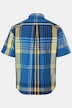 JP1880 rutete skjorte, korte ermer, buttondown-krage, modern fit, opptil 8 XL