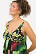 Mixed Print Tiered Tankini Set