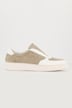 SlipOn-sneakers, leermix, verwisselbaar voetbed, wijdte H