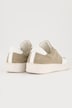 SlipOn-sneakers, leermix, verwisselbaar voetbed, wijdte H