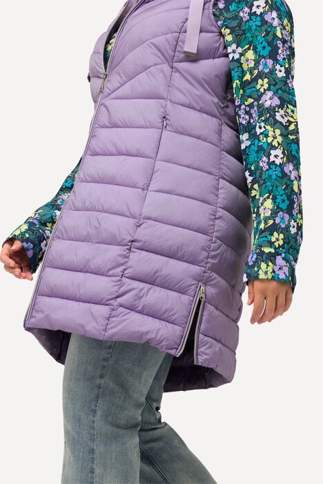 Ulla Popken Gilet Lungo Teddy Smanicato Con Cappuccio E Doppia Zip – Modello 831544 – Morbidissimo Pile, Tasche Con Zip
