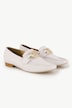 Leren loafer, ringgesp, wijdte H