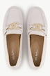 Leren loafer, ringgesp, wijdte H