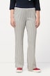 Broek Mary, linnenmix, strepen, wijde pijpen, elastische tailleband