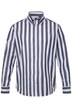 Business košile JP1880, dlouhé rukávy, pruhy, EasyCare, límeček s knoflíky, Modern střih, do 8XL