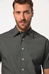 JP 1880 Business-Hemd, Halbarm, Minimal-Print, EasyCare, Haifisch-Kragen, Modern Fit, bis 8 XL