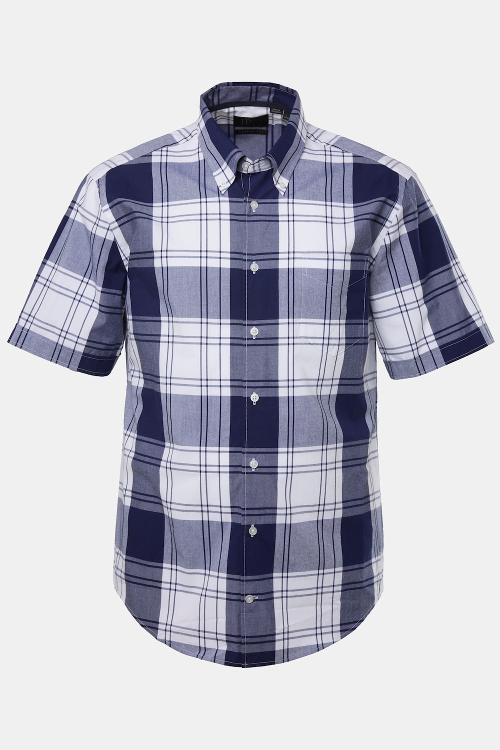 JP 1880 Karohemd, Tracht, Halbarm, Buttondown-Kragen, Modern Fit, bis 8 XL
