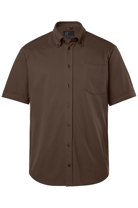 Piké košile FLEXNAMIC®, krátké rukávy, límeček s knoflíky, Modern střih, do 8XL