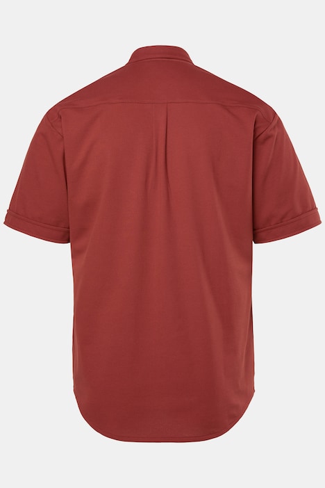 Chemise en maille piquée coupe Modern, avec technologie FLEXNAMIC®, manches courtes et col à pointes boutonnées