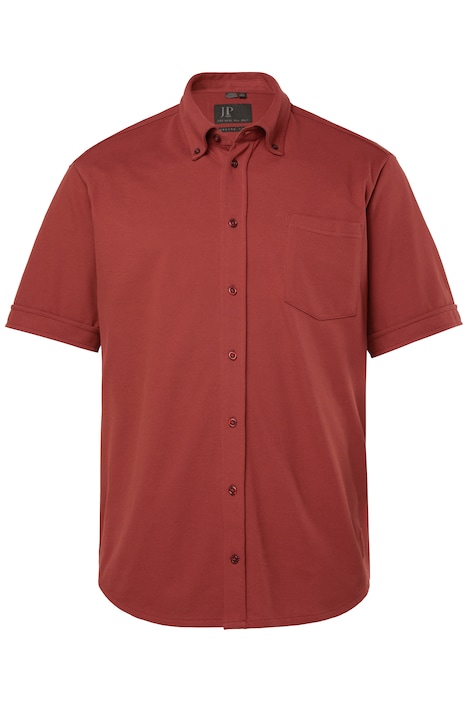 Piké košile FLEXNAMIC®, krátké rukávy, límeček s knoflíky, Modern střih, do 8XL