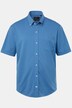 Piqué shirt, FLEXNAMIC®, short sleeve, button-down collar, modern fit, up to 8 XL