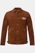 Lederjacke, Leder, Knopfleiste, 2-Wege Taschen