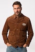 Lederjacke, Leder, Knopfleiste, 2-Wege Taschen
