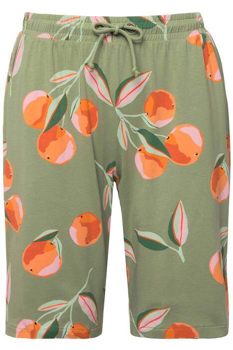 Šortky, broskve, široké nohavice, biobavlna