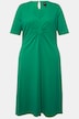 Jersey-Midikleid, A-Linie, V-Ausschnitt, Halbarm