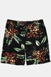 JP1880 Bermuda, tropische print, elastische tailleband, tot 8 XL