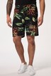 JP1880 Bermuda, tropische print, elastische tailleband, tot 8 XL