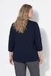 Strickjacke, V-Ausschnitt, 3/4-Arm, Biobaumwolle