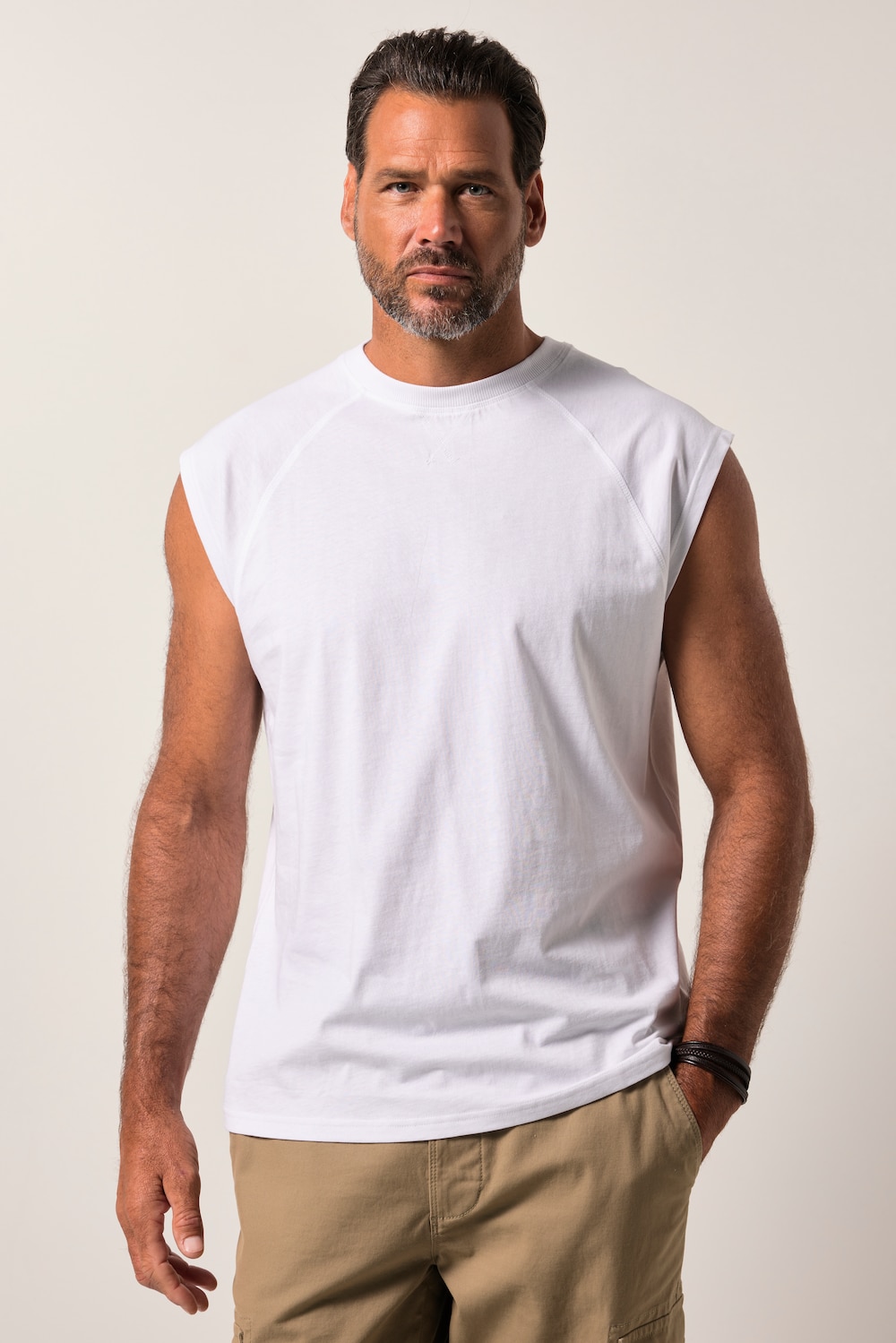 JP1880 Tanktop, überschnittene Schultern, Rundhals, bis 8 XL