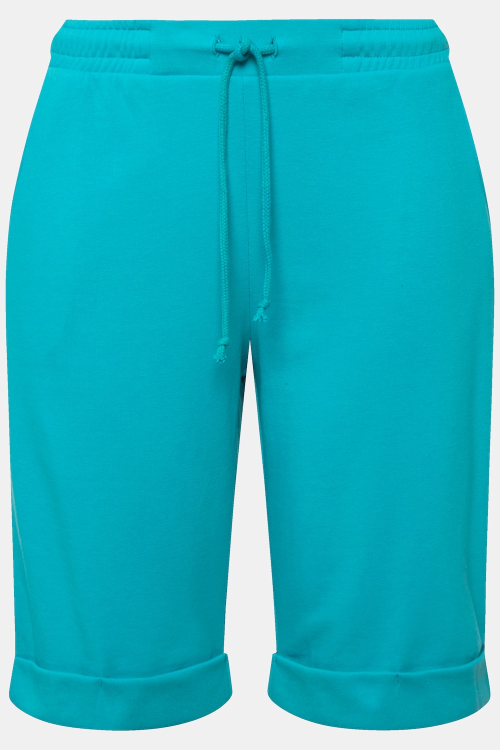 Stora storlekar Mjukisshorts Mary, Dam, turkos, storlek: 54/56, Bomull/Polyester, Ulla Popken