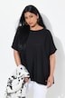 Pullover, oversized, U-Boot-Ausschnitt, Fledermausarm