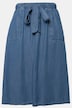 Lyocell rok, jeans-look, A-lijn, zoomsplit
