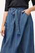 Lyocell rok, jeans-look, A-lijn, zoomsplit