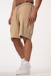 Bermuda cargo STHUGE en molleton, avec taille élastique. Coupe Relaxed Fit. Jusqu'au 8XL.