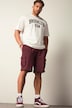 STHUGE cargo-bermudas, elastisk linning, sweatstoff, avslappet passform, opptil 8 XL