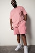 STHUGE cargo-bermudas, elastisk linning, sweatstoff, avslappet passform, opptil 8 XL