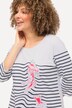 Jellyfish Striped 3/4 Sleeve Tee